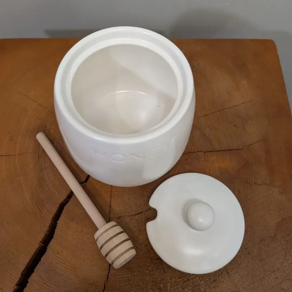 Bushwick Kitchen Honey Pot Cream Ivory Country Cottage Minimalist Classic